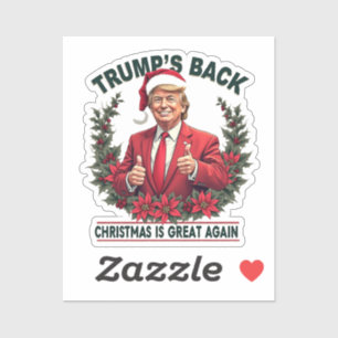 Trump's Back Christmas Is Great Again Santa