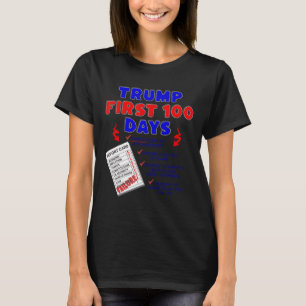 Trumps First 100 Days Worst Presidential Polls Eve T-Shirt