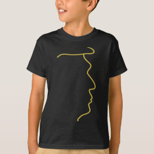 Trump's Golden Profile (large) T-Shirt