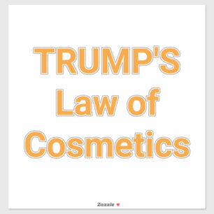 TRUMP'S Law of Cosmetics Hankamer Artjunkhaus fun