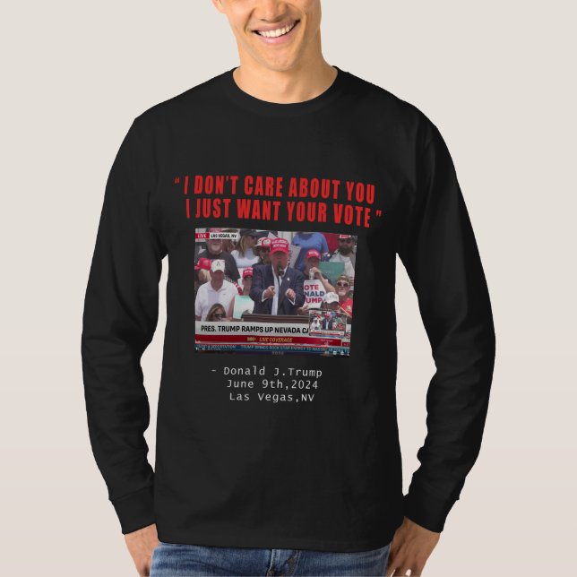 Trump's Only Truth Shirt - long sleeve (Front)