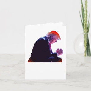 Trumps Praying Hand For America To Be Safe Again Card