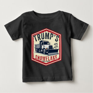 Trump's Snowflake Removal Service Funny Christmas Baby T-Shirt