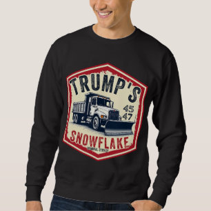 Trump's Snowflake Removal Service Funny Christmas Sweatshirt