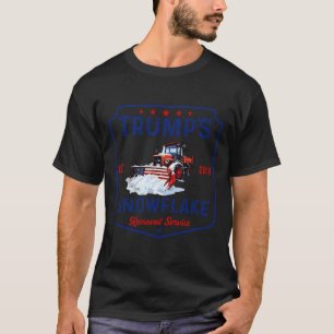 Trump's Snowflake Removal Service Funny Trump 2024 T-Shirt