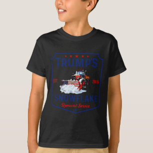 Trump's Snowflake Removal Service Funny Trump 2024 T-Shirt