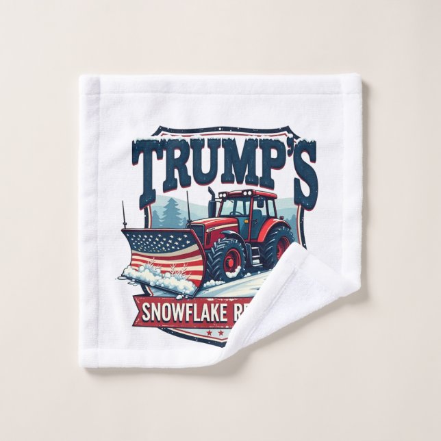 Trump's Snowflake Rmoval Service Inauguration Day  Wash Cloth (Wash Cloth)