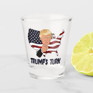 Trump's turn shot glass