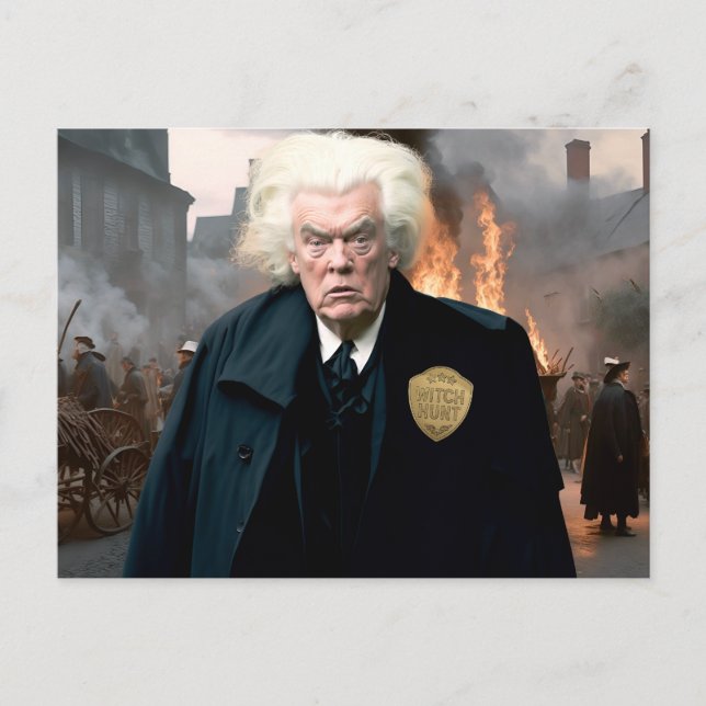 Trump's Witch Hunt Postcard (Front)