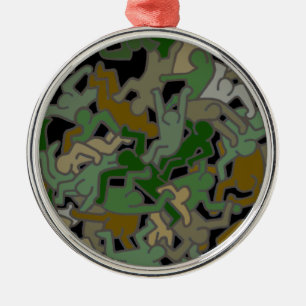 Trumpublicans Chaos Destroy Democracy Metal Tree Decoration