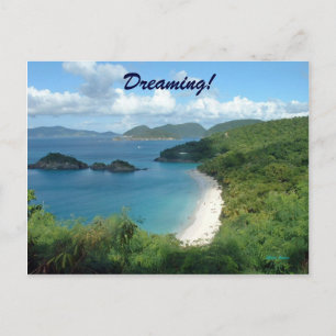 Trunk Bay, Dreaming! Postcard