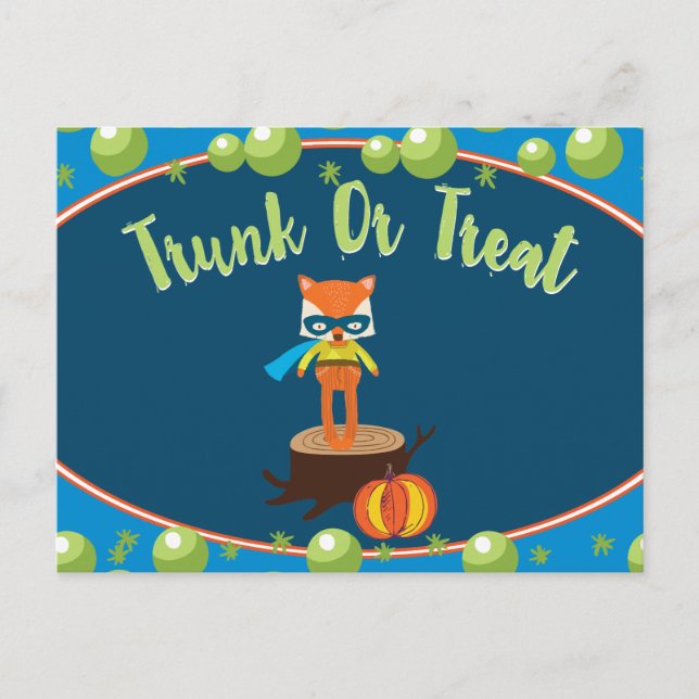 Trunk or Treat Community Event Card (Front)