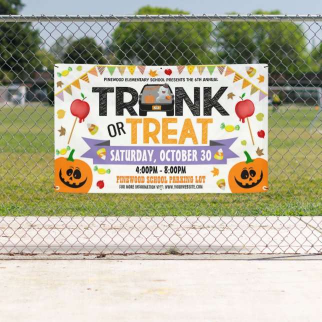 Trunk or Treat Halloween Banner (Insitu)