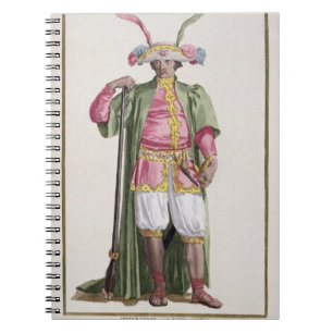 Truro-Audaty, King of Dahomey from 'Receuil des Es Spiral Notebook