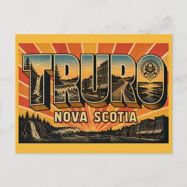  Truro Nova Scotia Hub of Nova Scotia Postcard (Front)