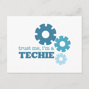Trust A Techie Postcard