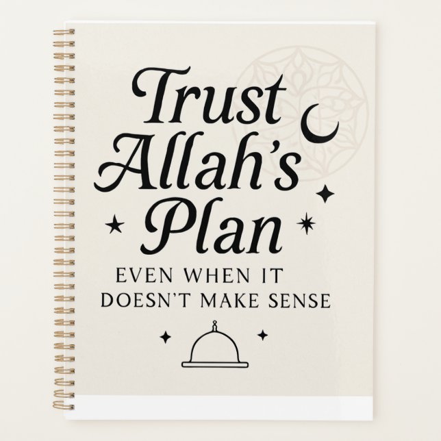  Trust Allah’s Plan Faith Planner (Front)