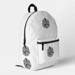 Trust God, Ask God, Thank God. Printed Backpack