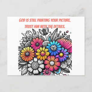 Trust God , faith Postcard