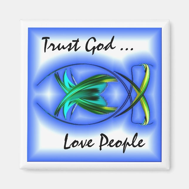Trust God Magnet (Front)