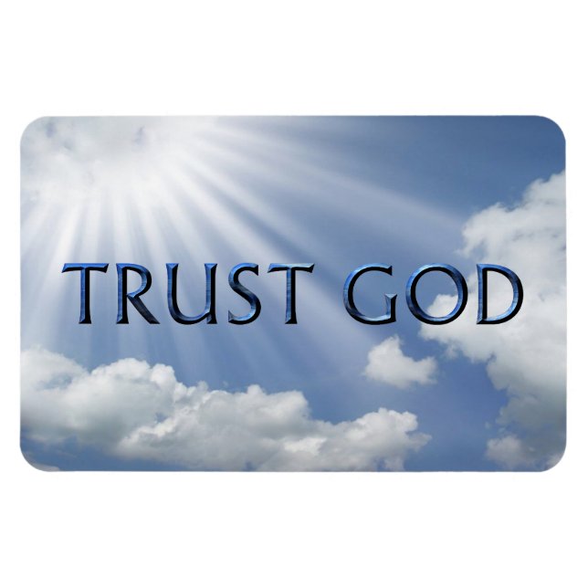 TRUST GOD MAGNET (Horizontal)