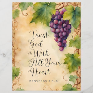 Trust God With All Your Heart Proverbs 3:5-6