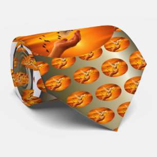 Trust God with Dove in Hand Tie