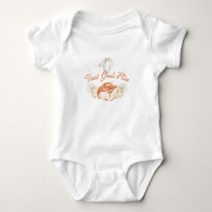 Trust God's Plan - Cottagecore Cinnamon Roll Baby Bodysuit