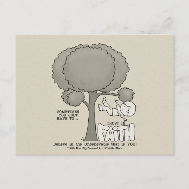 Trust in Faith Postcard (Front)