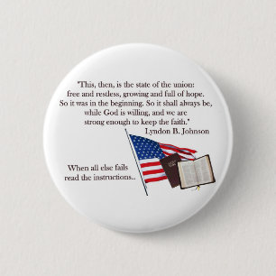 Trust in God 6 Cm Round Badge