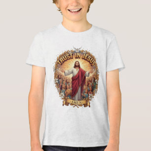 TRUST IN JESUS Tri-Blend SHIRT