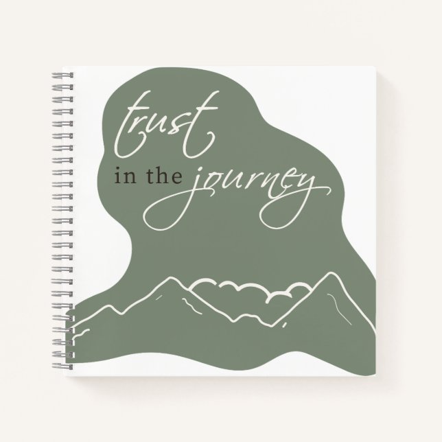 Trust in the Journey Inspirational Journal (Front)