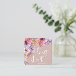 Trust In The Lord - Bible Verse Card