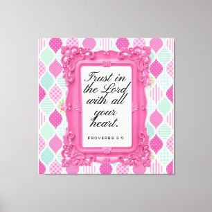 Trust in the Lord   Christian Gift Canvas Print