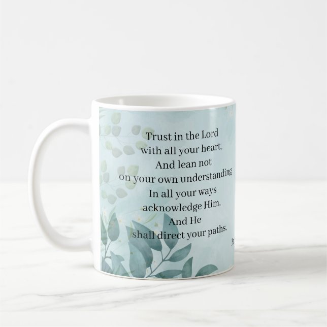 Trust in the Lord Coffee Mug (Left)