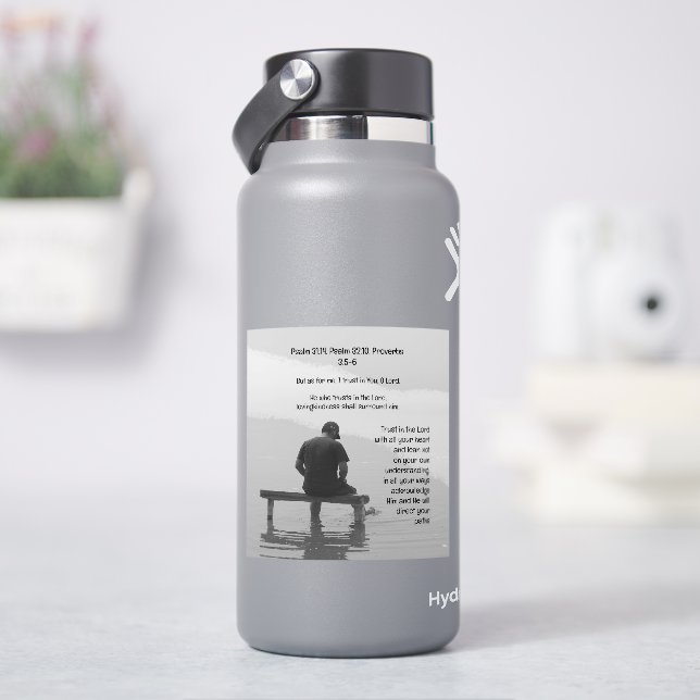 Trust In the Lord Comforting Uplifting Bible Verse (HydroFlask)