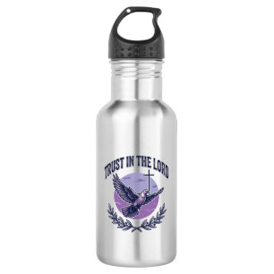 Trust in the Lord Dove Christian T-Shirt Design_1 532 Ml Water Bottle