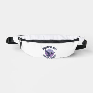 Trust in the Lord Dove Christian T-Shirt Design_1 Bum Bags