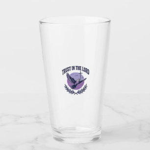 Trust in the Lord Dove Christian T-Shirt Design_1 Glass