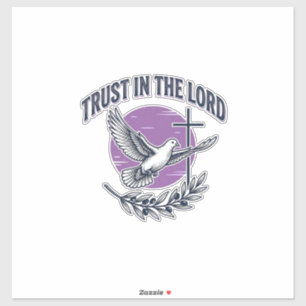 Trust in the Lord Dove Christian T-Shirt Design (2