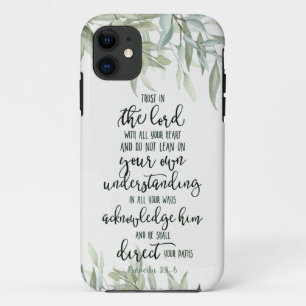 Trust in the Lord floral Case-Mate iPhone Case