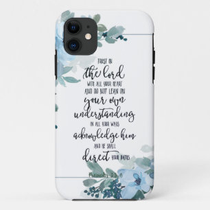 Trust in the Lord floral  Case-Mate iPhone Case