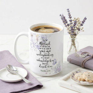 Trust in the Lord floral Coffee Mug