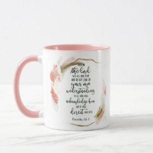 Trust in the Lord floral Mug
