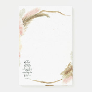 Trust in the Lord floral   Post-it Notes