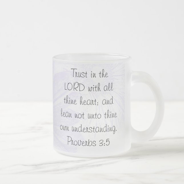 Trust in the LORD Frosted Mug (Right)