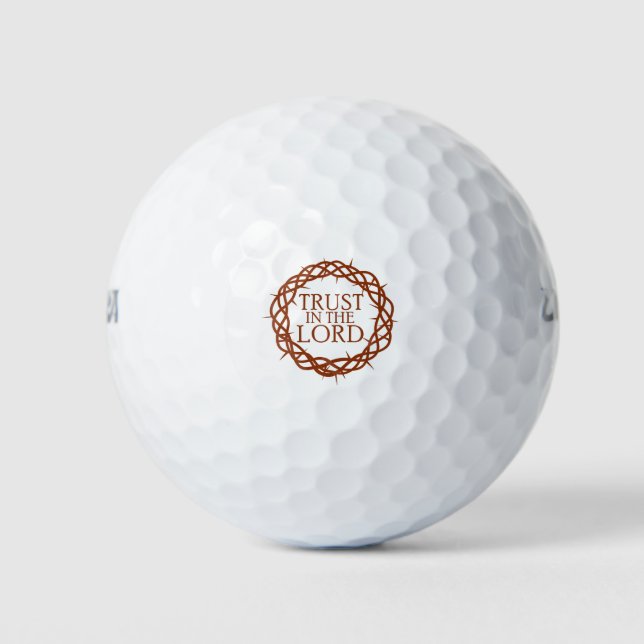 Trust in The Lord Golf Balls (Front)