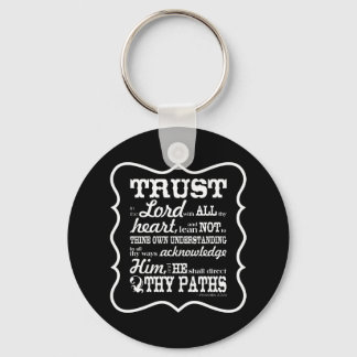 Trust in the Lord Key Ring