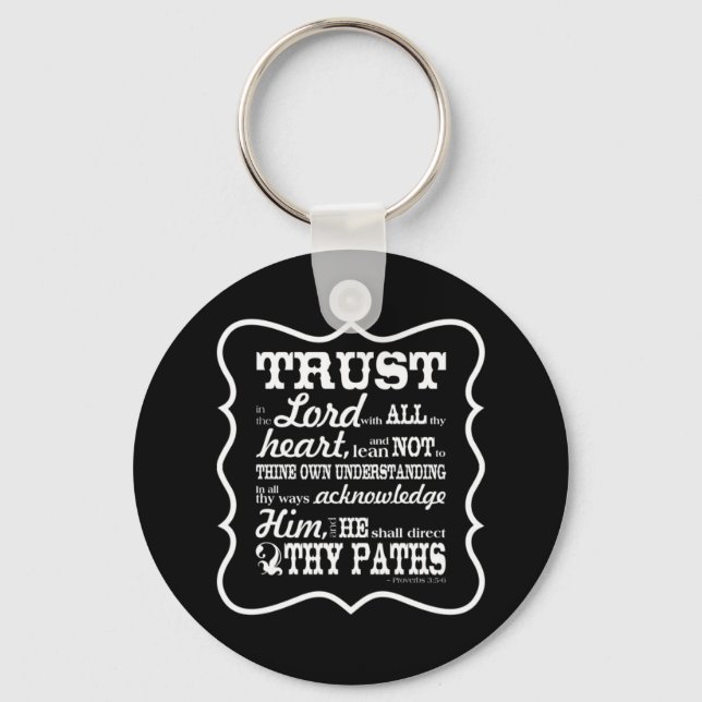 Trust in the Lord Key Ring (Front)