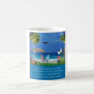 Trust in the Lord proverbs 3:5-6 Christian items Coffee Mug